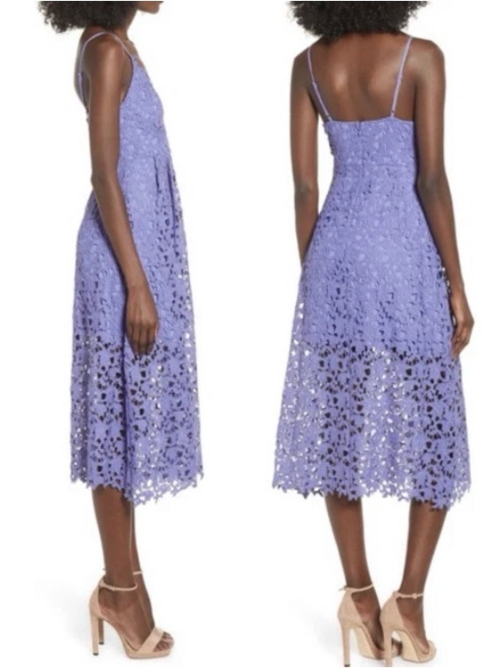 ASTR The Label Lavender Lace Midi Dress – Size Medium – NWT 💜 - Picture 10 of 11